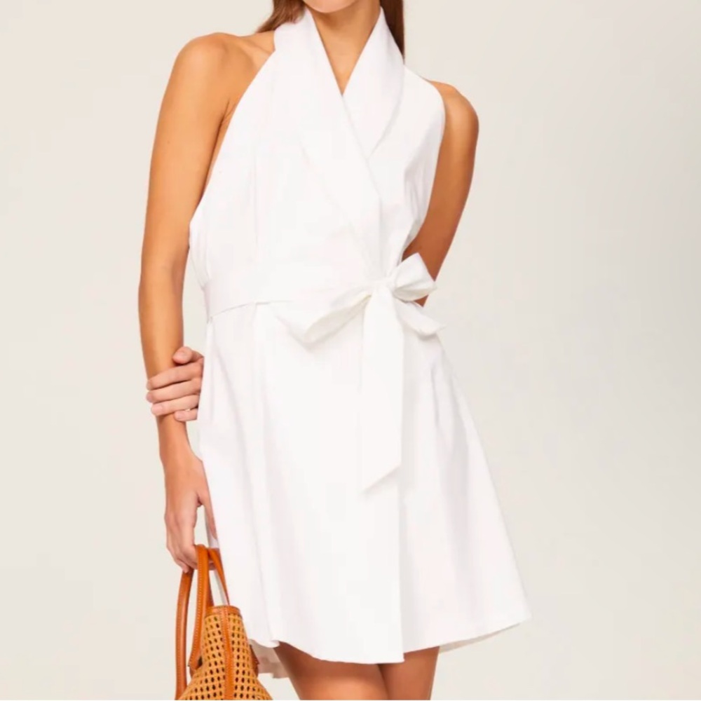 Sara Battaglia Gilet Wrap Dress